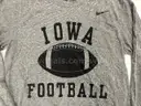 Lot of 4 grey Nike Iowa Football long sleeve size large