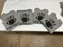 Lot of 4 grey Nike Iowa Football long sleeve size large