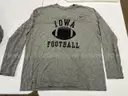 Lot of 3 grey Nike Iowa Football long sleeve size 3XL