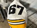 University of Iowa Hawkeye Nike Football Jersey- White #67