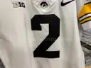 University of Iowa Hawkeye Nike Football Jersey- White #2
