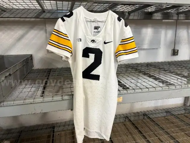 University of Iowa Hawkeye Nike Football Jersey- White #2