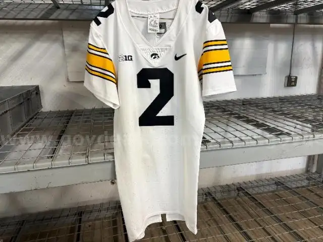 University of Iowa Hawkeye Nike Football Jersey- White #2