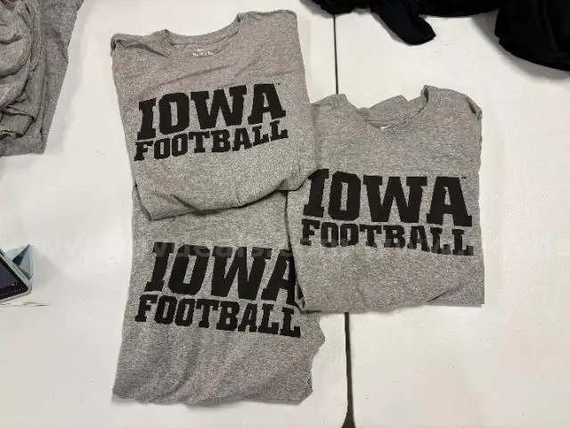 3 Iowa Hawkeyes T-shirts size XXL
