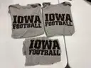 3 Iowa Hawkeyes T-shirts size XXL