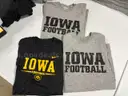 3 Iowa Hawkeyes T-shirts size Large