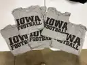 5 Iowa Hawkeyes T-shirts size medium