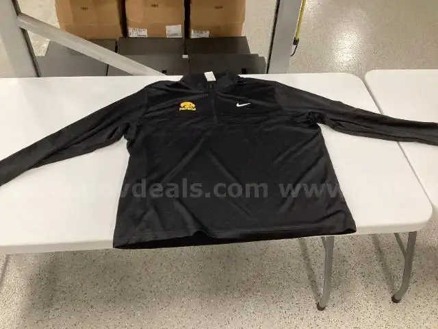 4XL Nike Iowa Football Dri-Fit Quarter Zip Sweater