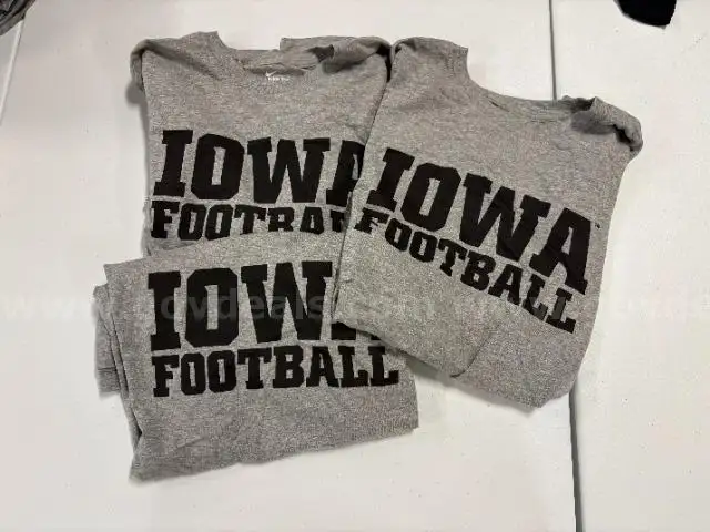 3 Iowa Hawkeyes T-shirts size XXL
