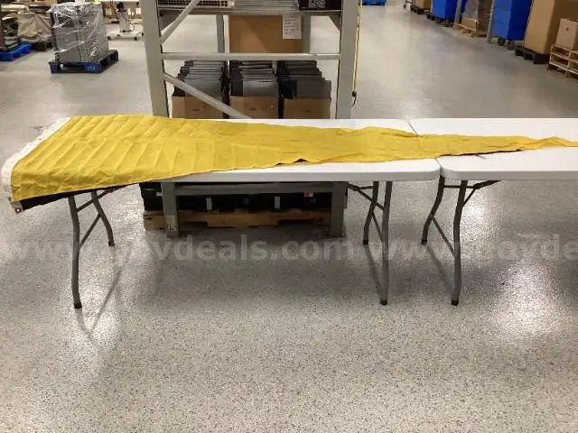 A Black Pennant and A Yellow Pennant flown at Kinnick Stadium