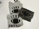 3 Iowa Nike Athletic Football T-shirt size 3XL