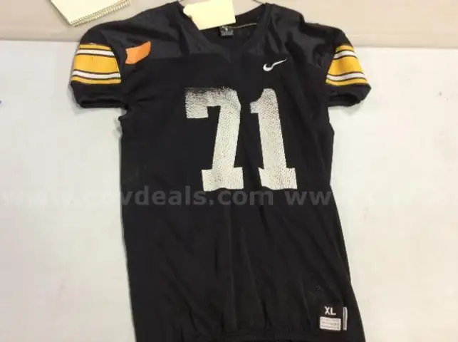 Iowa Football Practice Jersey Black #71
