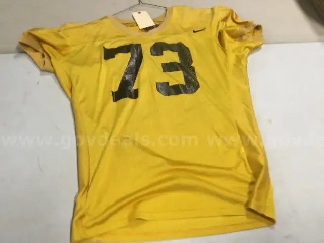 Iowa Football Practice Jersey Gold #73