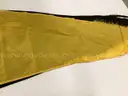 A Black Pennant and A Yellow Pennant Flown at Kinnick Stadium