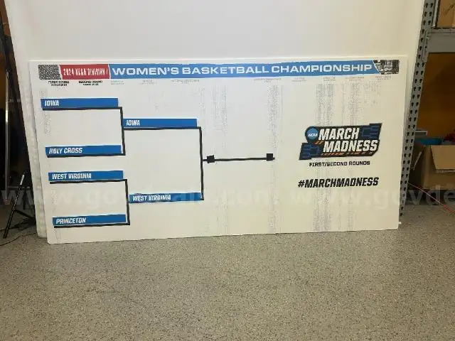 2024 NCAA Women&#x27;s Tournament Bracket Board