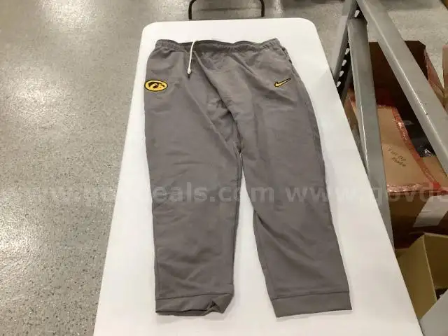 3XL Gray Nike Iowa Hawkeyes Sideline Pants