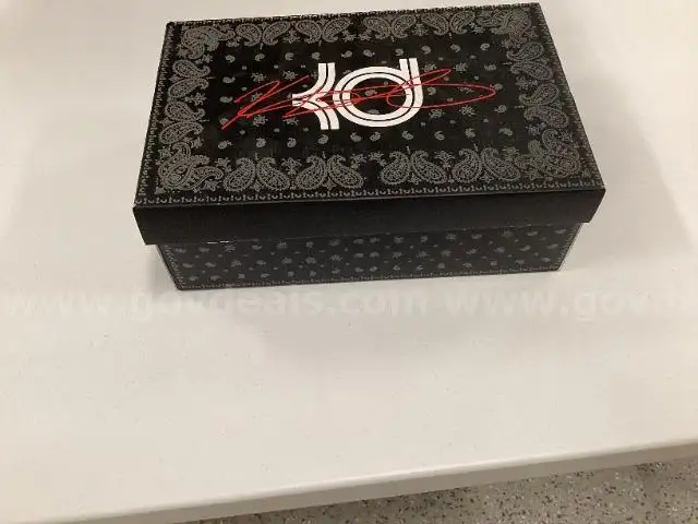 Black and White Size 10.5 Nike KD 15 TB Promo Basketball Shoes