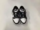 Women's Nike Dunk Low White and Black Size 6.5