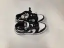 Women's Nike Dunk Low White and Black Size 6.5
