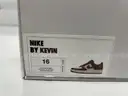 Lot of 1, Nike Air Force 1 "Nike by Kevin" shoe, Black in color, size 16