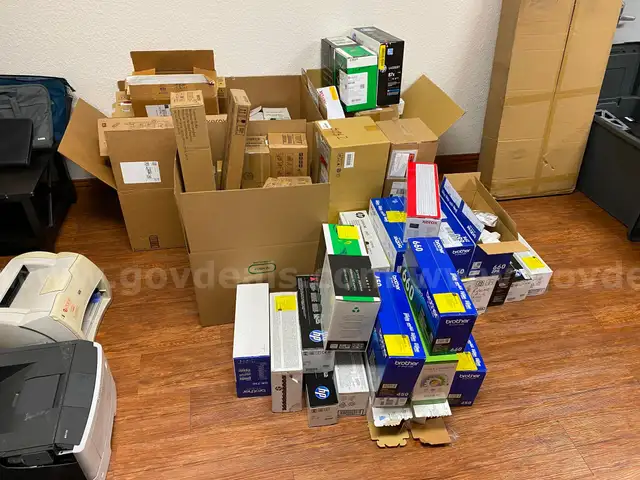 Lot of 100+ Toner and Ink Cartridges