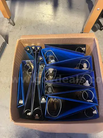 MSU Lot # 9137- Lot of 20 Blue Binders