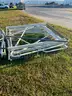 USED STEEL SOCCER GOAL METAL PARTS