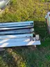 USED STEEL SOCCER GOAL METAL PARTS