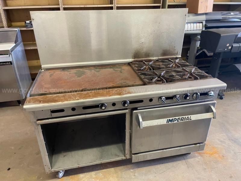 Used commercial deals gas stove