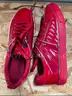 Guess U.S.A. Gold Red Low Top Zipper Sneakers