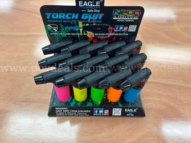 Eagle Brand Neon Torch Gun Lighters