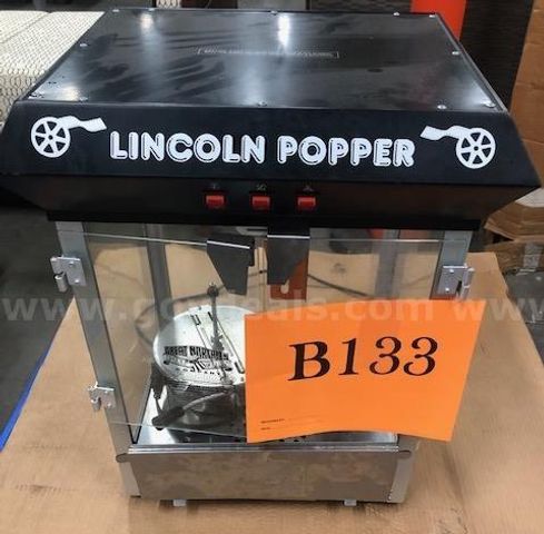 GREAT NORTHERN POPCORN CO. 8 oz. LINCOLN POPPER 25.7 H. x 20.5 x W. 17. ...