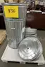 **** LARGE METAL TRASH CANS WITH EXTRA LIDS (1 PALLET) **** (I)
