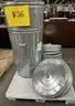 **** LARGE METAL TRASH CANS WITH EXTRA LIDS (1 PALLET) **** (I)