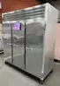 **** TRAULSEN G30010 SOLID DOOR 3 SECTION REACH-IN MOBILE REFRIGERATOR (91&#x22; x 43&#x22; x 83 1/2&#x22;) **** (I)