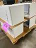 **** METAL OVERHEAD STORAGE CABINETS WITH MAGNETIC LED LIGHT STRIP (4 UNITS) **** (I)