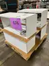 **** METAL OVERHEAD STORAGE CABINETS WITH MAGNETIC LED LIGHT STRIP (4 UNITS) **** (I)