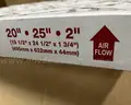**** PLEATED AIR FILTERS 20&#x22; x 25&#x22; x 2&#x22; (1 PLT.) (ASSORTED BRANDS) (APROX. 12 FILTERS/BOX) **** (I)