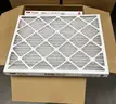 **** PLEATED AIR FILTERS 20&#x22; x 25&#x22; x 2&#x22; (1 PLT.) (ASSORTED BRANDS) (APROX. 12 FILTERS/BOX) **** (I)