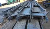 **** SAFWAY GALVANIZED METAL SCAFFOLDING (92.5&#x22; L. x 9&#x22; W.AND 17&#x22; L. x 9&#x22; W.) (4 PALLETS) **** (Y)