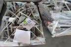 **** SAFWAY GALVANIZED METAL SCAFFOLDING (92.5&#x22; L. x 9&#x22; W.AND 17&#x22; L. x 9&#x22; W.) (4 PALLETS) **** (Y)