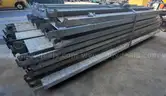 **** SAFWAY GALVANIZED METAL SCAFFOLDING (92.5&#x22; L. x 9&#x22; W.AND 17&#x22; L. x 9&#x22; W.) (4 PALLETS) **** (Y)