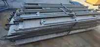 **** SAFWAY GALVANIZED METAL SCAFFOLDING (92.5&#x22; L. x 9&#x22; W.AND 17&#x22; L. x 9&#x22; W.) (4 PALLETS) **** (Y)