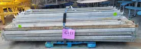**** SAFWAY GALVANIZED METAL SCAFFOLDING (92.5&#x22; L. x 9&#x22; W.AND 17&#x22; L. x 9&#x22; W.) (4 PALLETS) **** (Y)