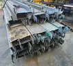 **** SAFWAY GALVANIZED METAL SCAFFOLDING (92.5&#x22; L. x 9&#x22; W.AND 17&#x22; L. x 9&#x22; W.) (4 PALLETS) **** (Y)