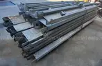 **** SAFWAY GALVANIZED METAL SCAFFOLDING (92.5&#x22; L. x 9&#x22; W.AND 17&#x22; L. x 9&#x22; W.) (4 PALLETS) **** (Y)