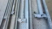 **** SAFWAY GALVANIZED METAL SCAFFOLDING (92.5&#x22; L. x 9&#x22; W.AND 17&#x22; L. x 9&#x22; W.) (4 PALLETS) **** (Y)