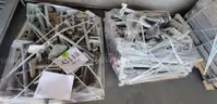**** SAFWAY GALVANIZED METAL SCAFFOLDING (92.5&#x22; L. x 9&#x22; W.AND 17&#x22; L. x 9&#x22; W.) (4 PALLETS) **** (Y)