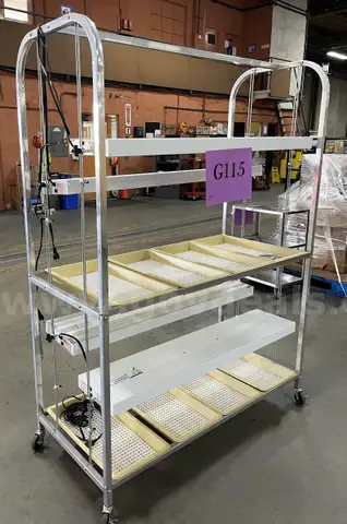 **** GROW-LAB 2-TIER MOBILE INDOOR GARDEN (52&#x22; W. x 23&#x22; D. x 74&#x22; H.) **** (I)