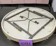 **** VIRCO CORE-A-GATOR 60&#x22; RD. COMMERCIAL LIGHTWEIGHT PLASTIC FOLDING TABLES (2 UNITS) **** (I)